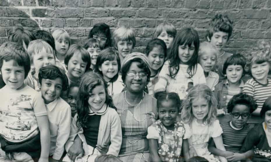 Beryl Gilroy at Beckford primary school in north London in 1971.