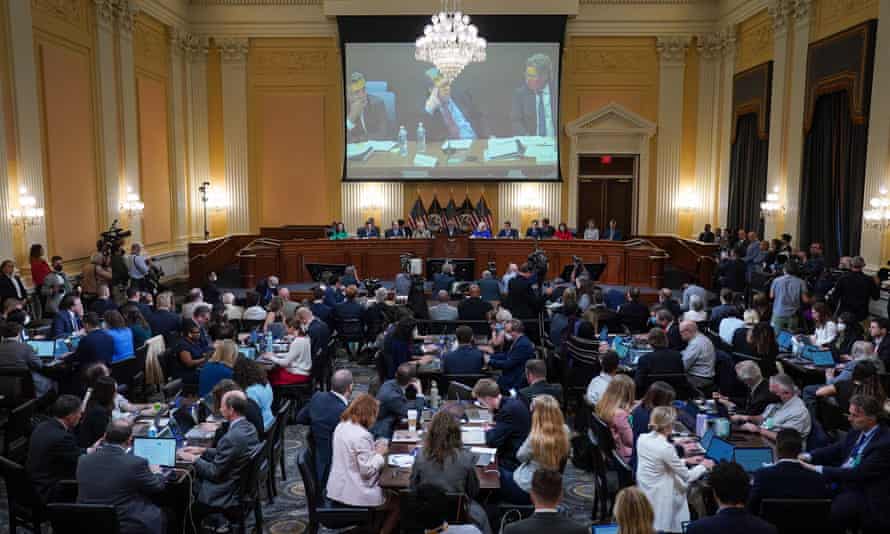 The testimony from William Barr at the hearing.