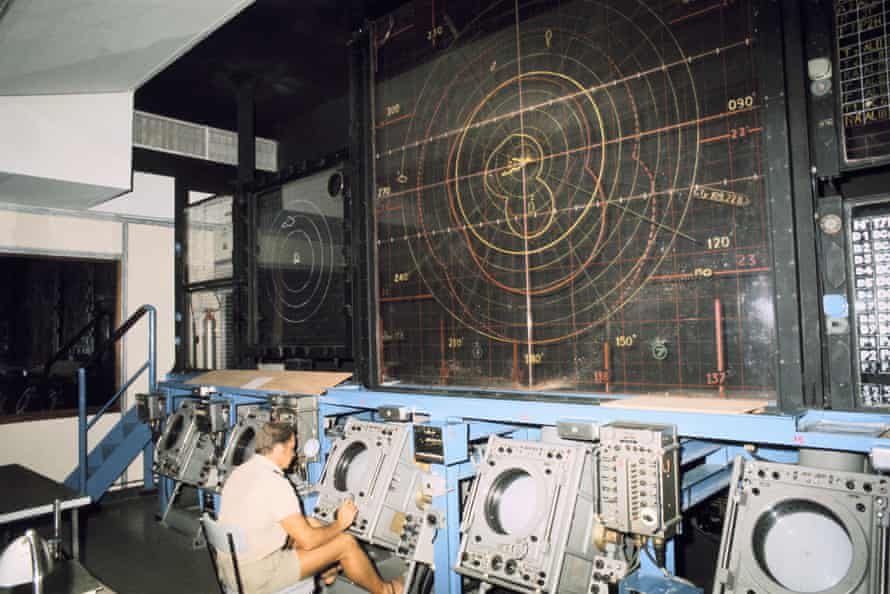 Nuclear Testing Site At Mururoa In Polynesia in 1970.