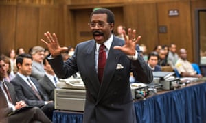 Courtney B Vance as Simpson’s barrister Johnnie Cochran in The People v OJ Simpson.