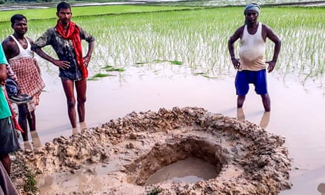 residents of Mahadeva village and hole