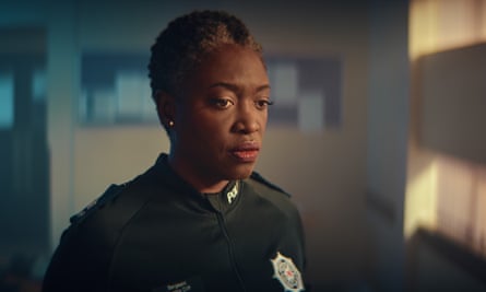 Impossible job … Andi Osho in Blue Lights.
