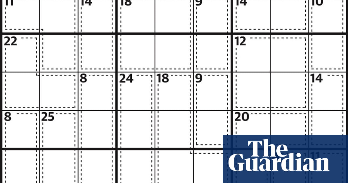 Killer sudoku 962 | Life and style Killer sudoku 962 | Life and style