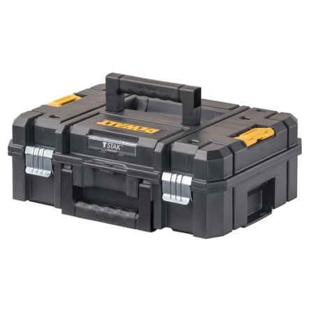 A product photo of a DeWalt Tstak II Tool Box