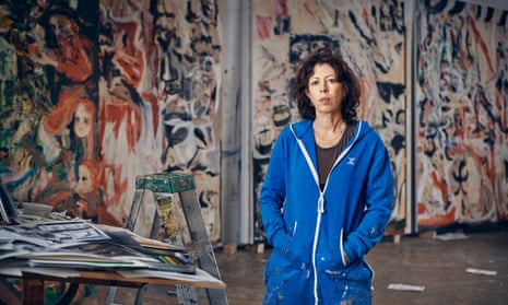Cecily Brown in her studio.