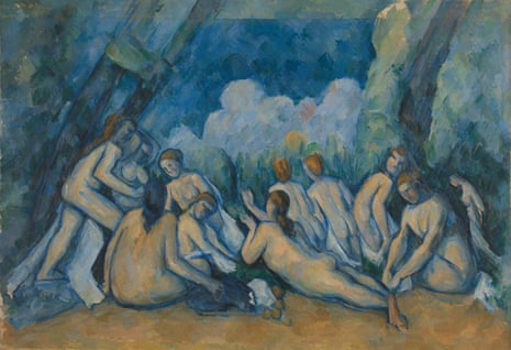 Bathers by Paul Cézanne, 1894-1905.