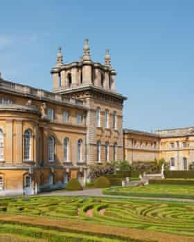 Blenheim Palace with Italian Garden.