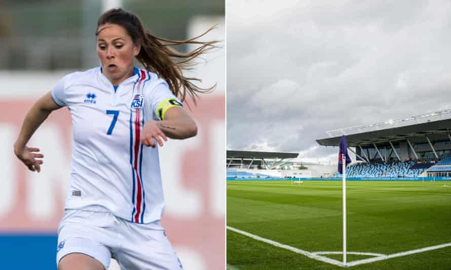 Sara Björk Gunnarsdóttir and the City Academy Stadium.