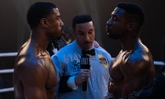C3_19200_RC Michael B. Jordan stars as Adonis Creed and Jonathan Majors as Damian Anderson in CREED III A Metro Goldwyn Mayer Pictures film Photo credit: Eli Ade © 2022 Metro-Goldwyn-Mayer Pictures Inc. All Rights Reserved.