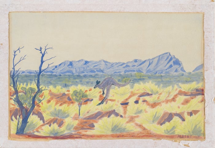 Albert Namatjira Watercolours Of, Australian Landscape Artists Names