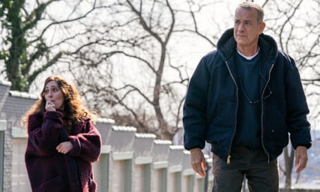 Good neighbours … Mariana Treviño and Tom Hanks in A Man Called Otto.