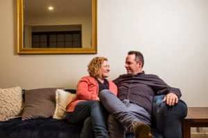 Gavin Balharrie with his wife, Trisha.