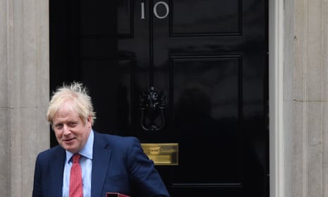 Boris Johnson on his way to PMQs: ‘The emphasis on how the next Labour leader must be someone who can spook Johnson in PMQs is a preoccupation of the Westminster cult.’