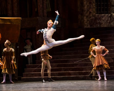 Steven McRae (Romeo) in Romeo and Juliet at the Royal Opera House.