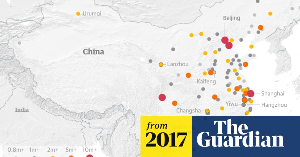 More Than 100 Chinese Cities Now Above 1 Million People Cities