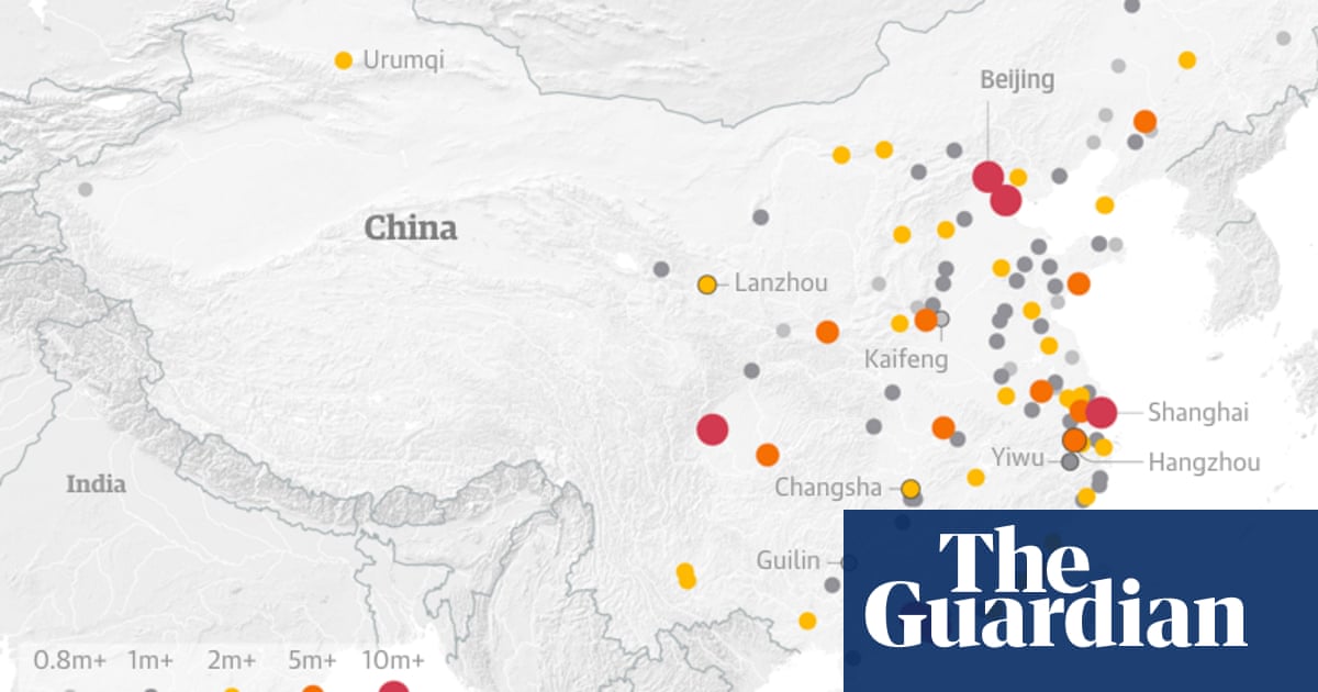 More than 100 Chinese cities now above 1 million people | Cities | The