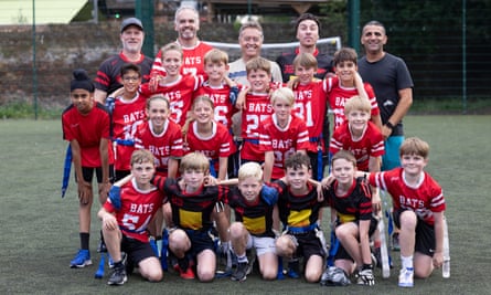 Members of the Fruit Bats pose for a team photo