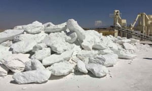 A talc processing factory near Nangarhar, Afghanistan.