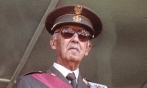 Spain’s fascist dictator Francisco Franco, whose remains are set to be exhumed from a grand monument near Madrid.