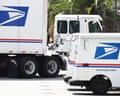 mail trucks