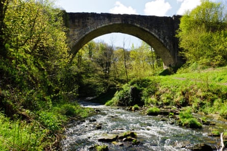 Causey Arch railway bridge.