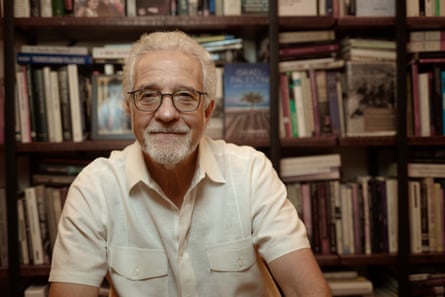 a man in a white shirt