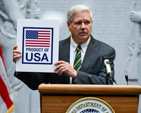 Senator John Hoeven speaks at a National Agriculture Day event, Washington DC, 24 March 2026.