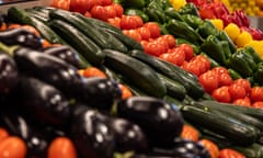 Fresh produce in a supermarket in Melbourne