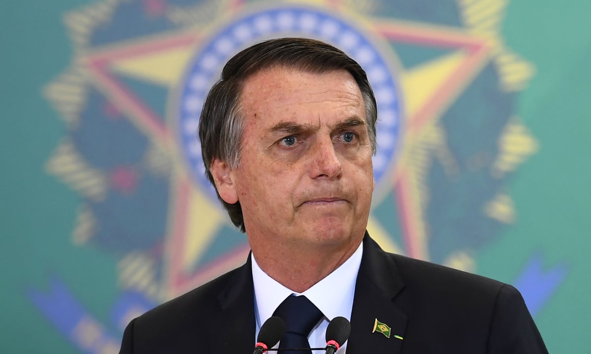 Bolsonaro under fire for smearing reporter who covered scandal involving his son | Jair Bolsonaro | The Guardian