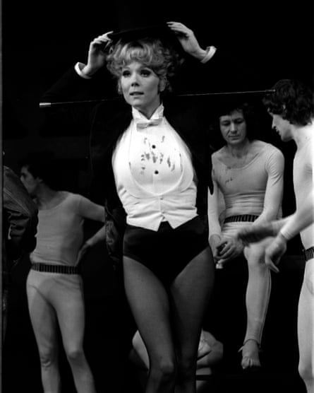 Rehearsing in the part of Dottie for Tom Stoppard’s Jumpers at the Old Vic, 1999