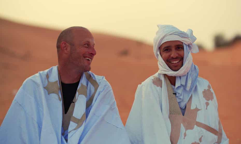 Mohamedou Ould Salahi and Steve Wood in  Mauritania