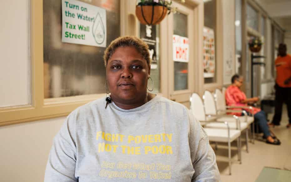 June 28, 2017: Nicole Hill had her water shut off in 2014. She now works with the Michigan Welfare Rights Organization.