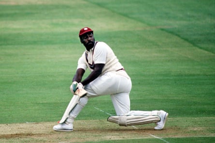 Viv Richards in action at Lord’s in the second Test.