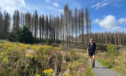 Author Sarah Baxter en route to the Brocken from Altenau.