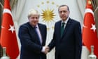 Boris Johnson seeks to mend fences in talks with Turkish leadership