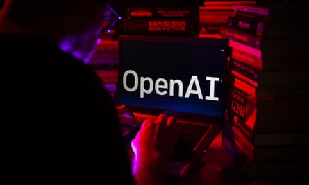 OpenAI words on screen.