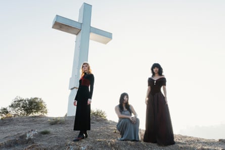 LA Witch, with Sade Sanchez, right.