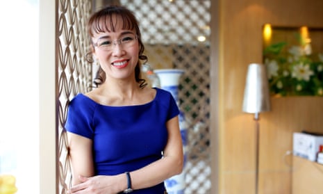 Nguyen Thi Phuong Thao has an estimated $2.7bn (£2bn) fortune, part of which was made from VietJet, the airline she founded and runs.