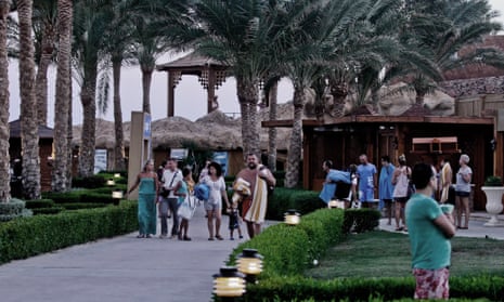 Tourists are waiting in Sharm el-Sheikh to hear how they will get home after the cancellation of flights.