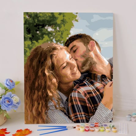 The best personalized wedding gift ideas in the us for couples who have everything | weddings A photo of a custom paint by number kit