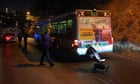 Jerusalem shooting: eight wounded as gunman fires at bus near Western Wall
