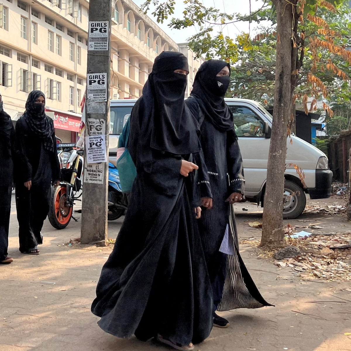 India court in Karnataka upholds ban on hijabs in colleges | India ...