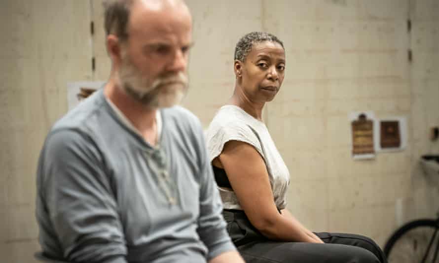 Brían F O'Byrne and Noma Dumezweni in rehearsal for A Doll’s House, Part 2.