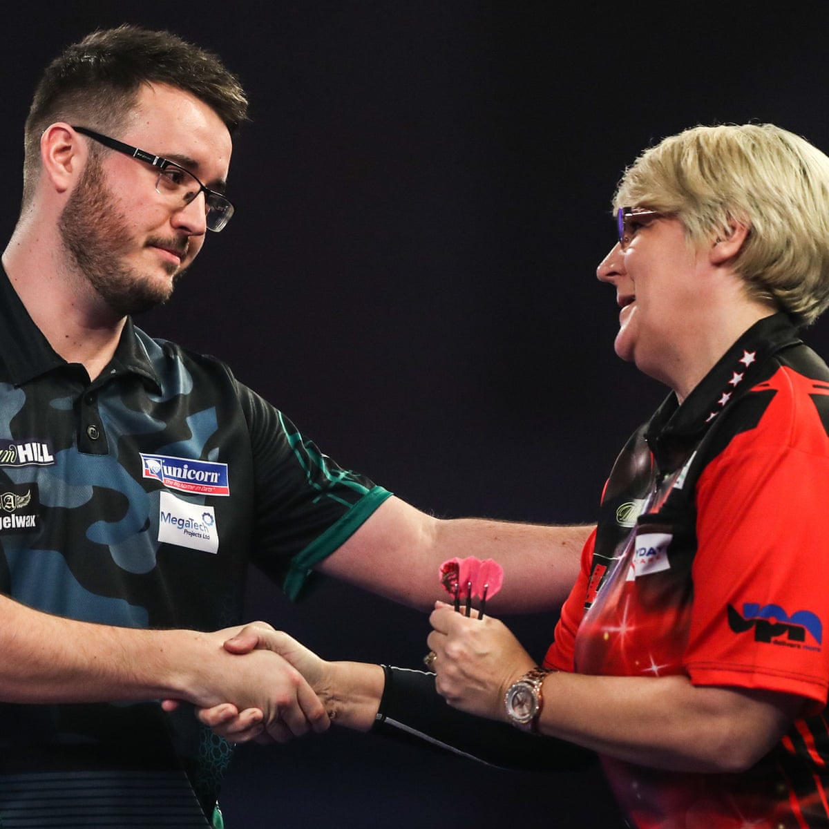 Lisa Ashton Fails To Emulate Fallon Sherrock At Pdc World Championship Pdc World Championships The Guardian Lisa Ashton Fails To Emulate Fallon Sherrock At Pdc World Championship Pdc World Championships The Guardian