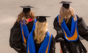 New graduates at a UK university.