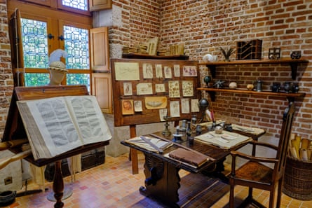 A room at Clos Lucé, last resting place of Leonardo da Vinci