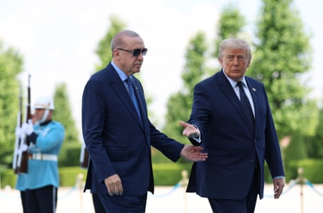 Donald Trump at the Presidential Complex in Ankara, Türkiye, 7 July, 2026.