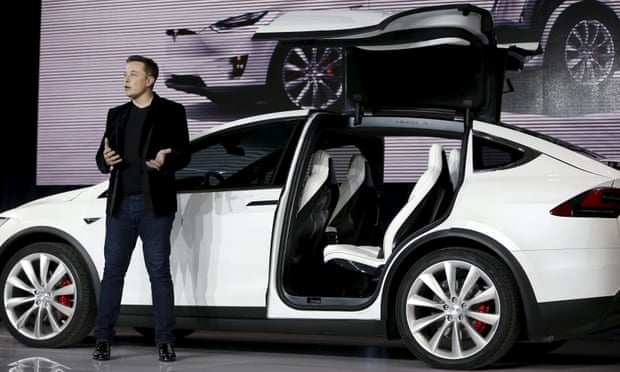 Tesla Motors CEO Elon Musk introduces the Model X.