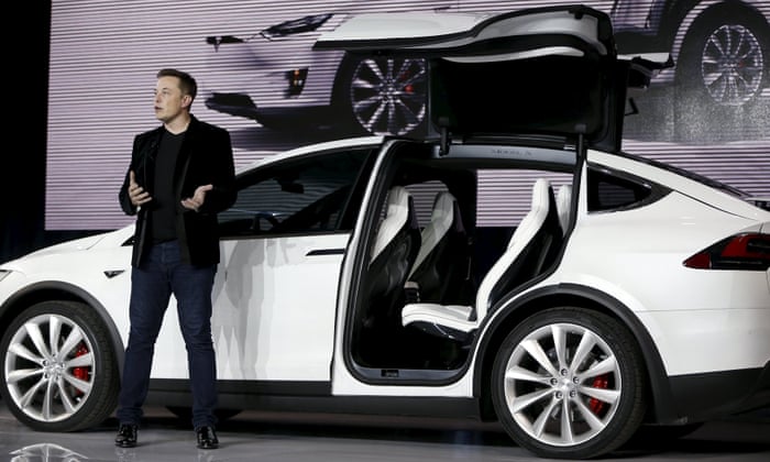 Tesla S Model X Electric Car Spreads Falcon Wings At Us