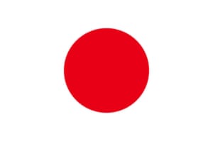National flag of Japan.CYM4GH National flag of Japan.